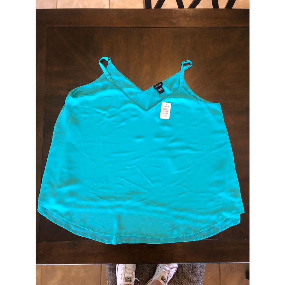 Torrid Layering Cami • Turquoise • size 2